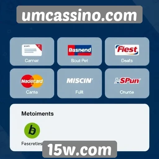 Métodos de pagamento no umcassino.com